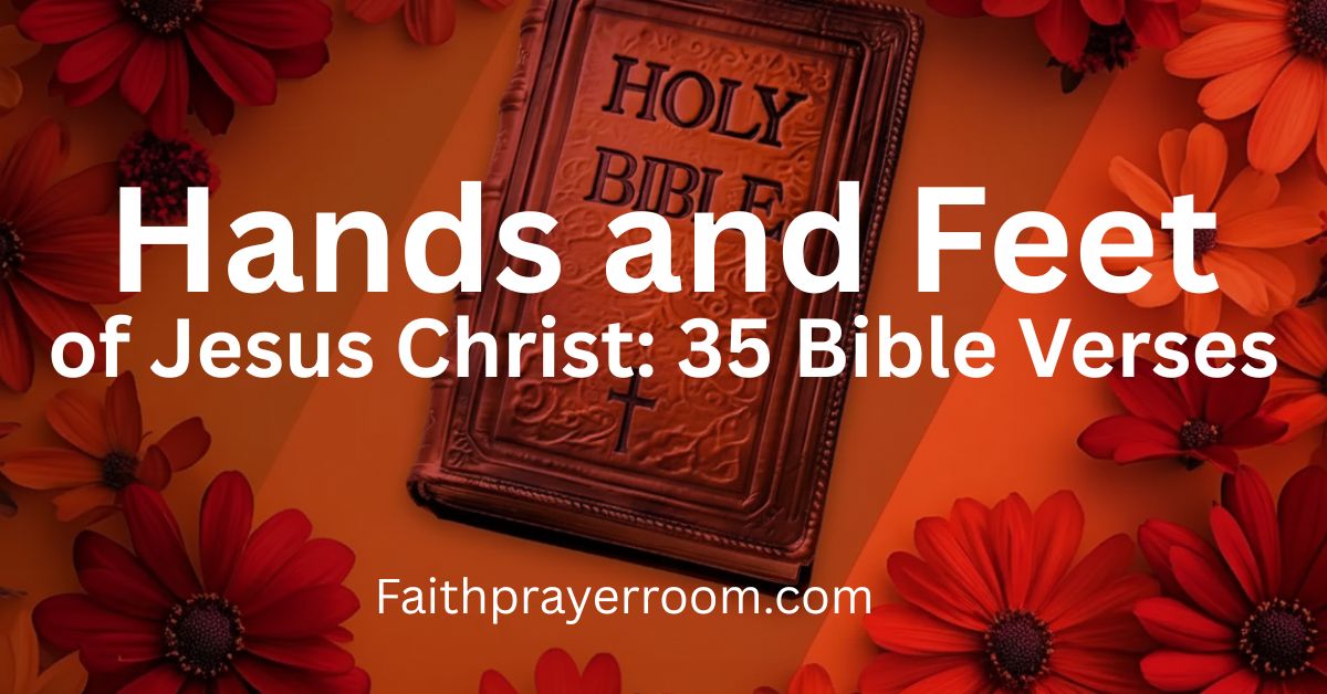 Hands and Feet of Jesus Christ: 35 Bible Verses