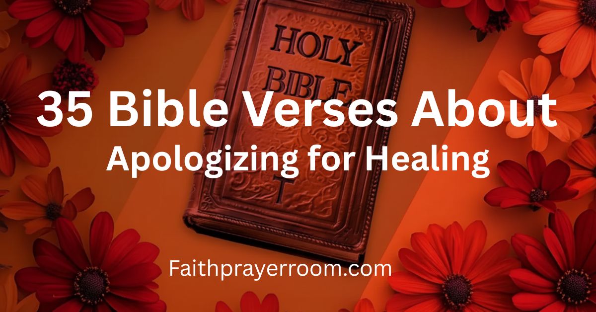 35 Bible Verses About Apologizing for Healing