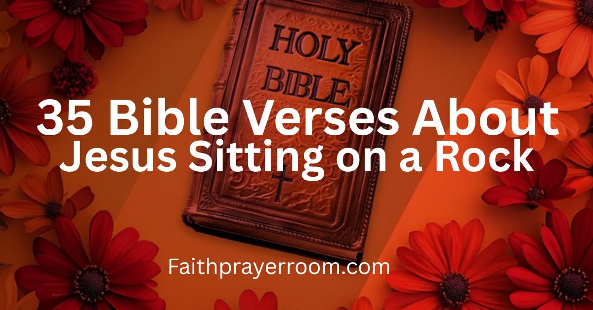 35 Bible Verses About Jesus Sitting on a Rock
