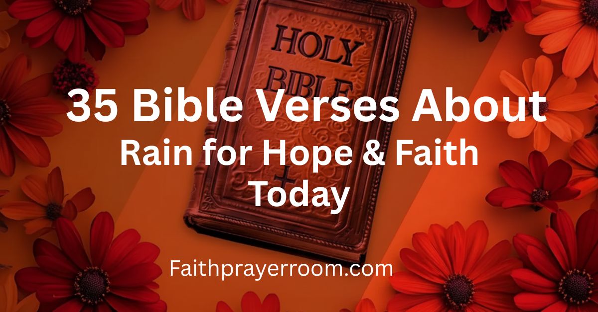 35 Bible Verses About Rain for Hope & Faith Today