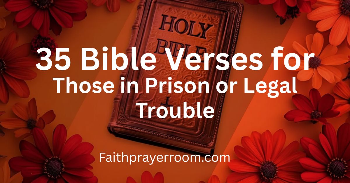 35 Bible Verses for Those in Prison or Legal Trouble