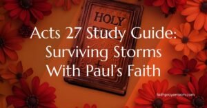 Acts 27 Study Guide: Surviving Storms With Paul’s Faith